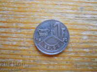 1 франк 1990 г. - Белгия