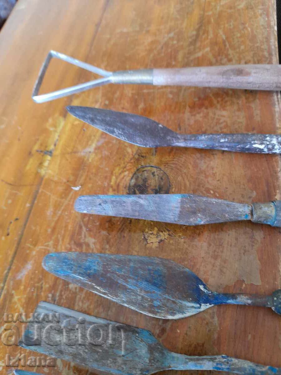 Δημοπρασία Παλιά εργαλεία για την εργασία με πηλό Δημοπρασία Παλιά εργαλεία για την εργασία με πηλό