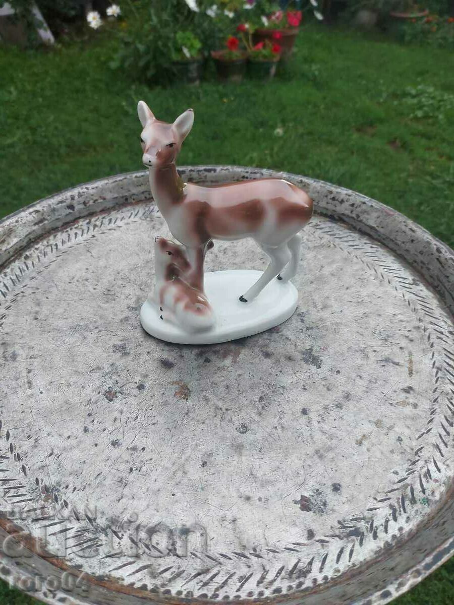 DOE WITH LITTLE - PORCELAIN - ISIS