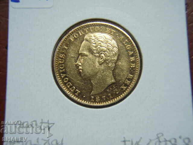 5000 Reis 1871 Portugal (5000 рейс Португалия) - AU+ (злато) - 6