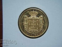 5000 Reis 1871 Portugalia (5000 reĭs Portugaliya) - AU+ (aur)