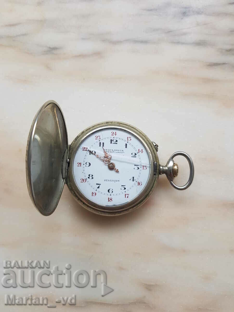 Auction  Vintage pocket watch with three flaps