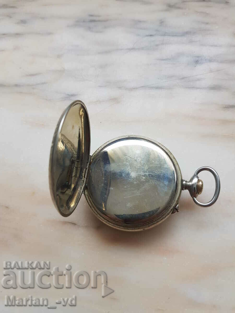 Vintage pocket watch with three flaps - 5
