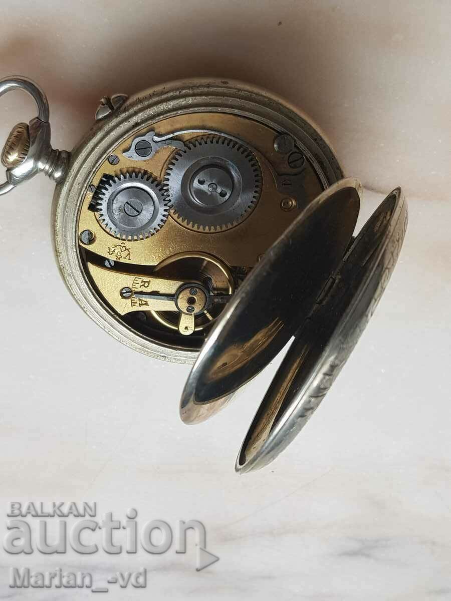 Vintage pocket watch with three flaps - 7