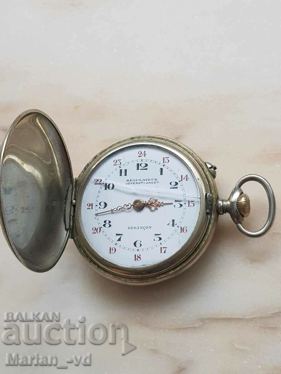 Vintage pocket watch with three flaps