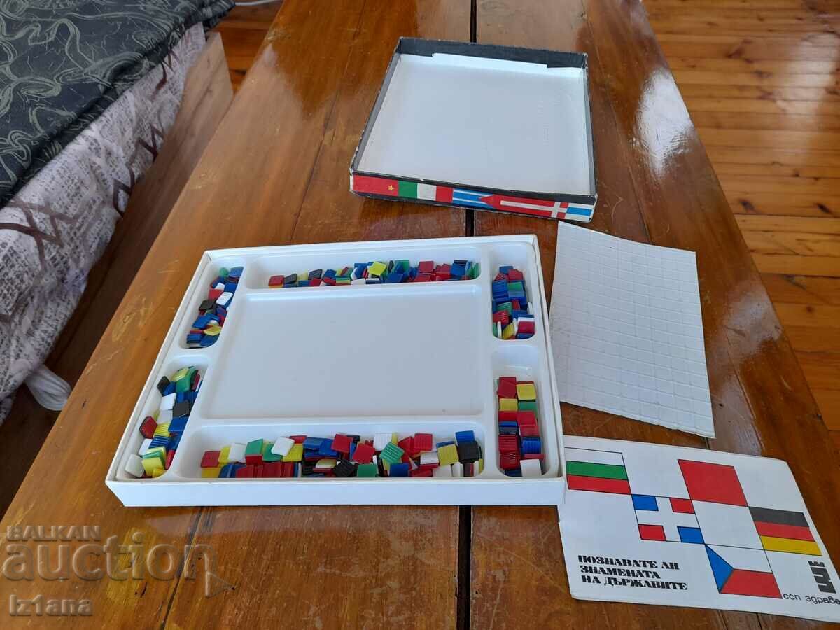 Auction An old children's game Do you know the flags of the States Auction An old children's game Do you know the flags of the States