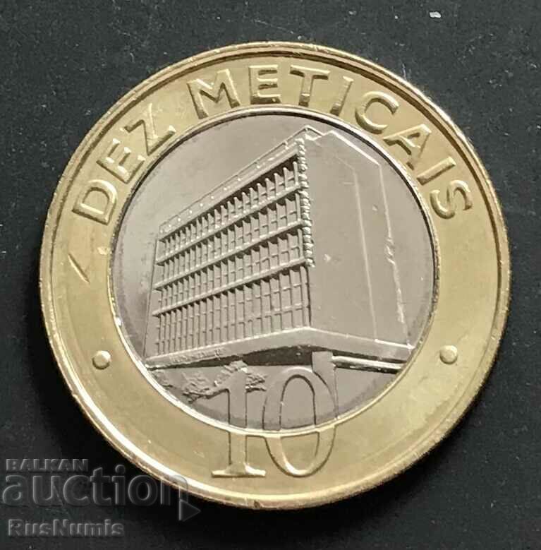 Мозамбик. 10 метикал 2006 г. UNC.