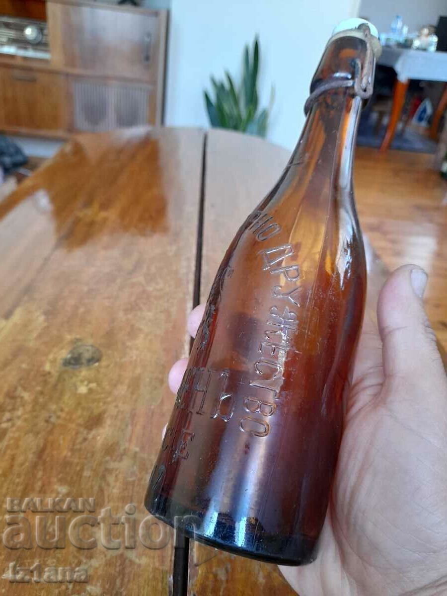 Delivery of Old beer bottle Shumen Ruse Brewery Company 1937 Delivery of Old beer bottle Shumen Ruse Brewery Company 1937