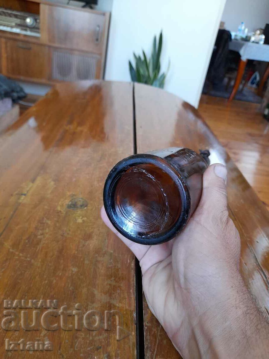 Стара бирена бутилка Пивоварно Дружество Шумен Русе 1940 - 5 Стара бирена бутилка Пивоварно Дружество Шумен Русе 1940 - 5