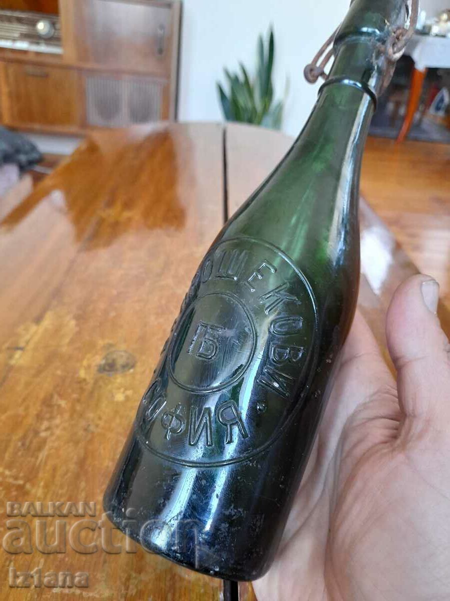 Auction Old beer bottle Bratia Proshekovi Sofia Auction Old beer bottle Bratia Proshekovi Sofia