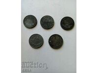 Монети 20 стотинки 1917 год