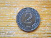 2 pfennig 1924 - Γερμανία ( A ) rentenpfennig