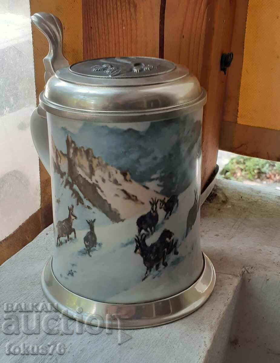 halbă de bere de colecție ediție limitată germană Kaiser cu preț 300.00 BGN | € 153.39 halbă de bere de colecție ediție limitată germană Kaiser cu preț 300.00 BGN | € 153.39