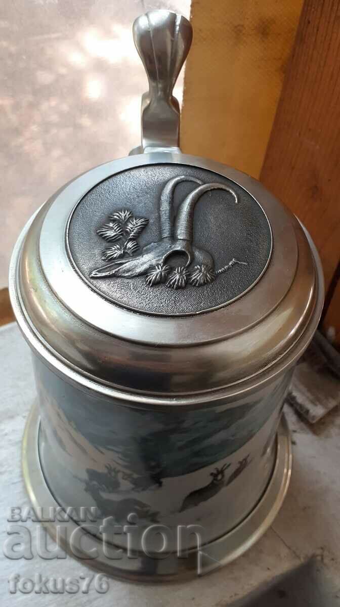 Licitație halbă de bere de colecție ediție limitată germană Kaiser Licitație halbă de bere de colecție ediție limitată germană Kaiser