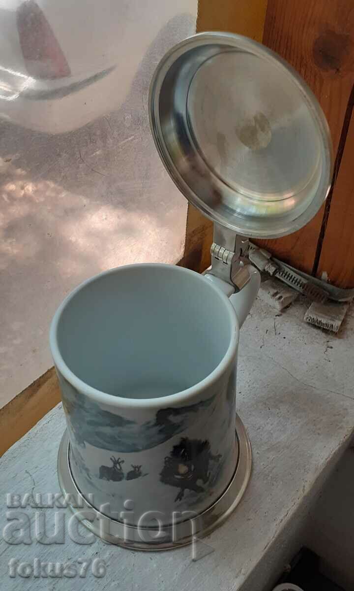 halbă de bere de colecție ediție limitată germană Kaiser - 5 halbă de bere de colecție ediție limitată germană Kaiser - 5