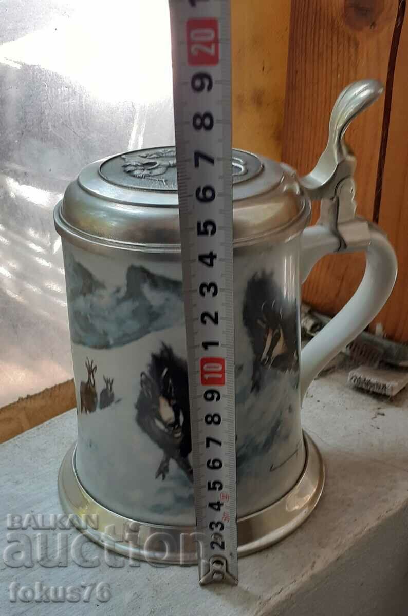 halbă de bere de colecție ediție limitată germană Kaiser - 6 halbă de bere de colecție ediție limitată germană Kaiser - 6