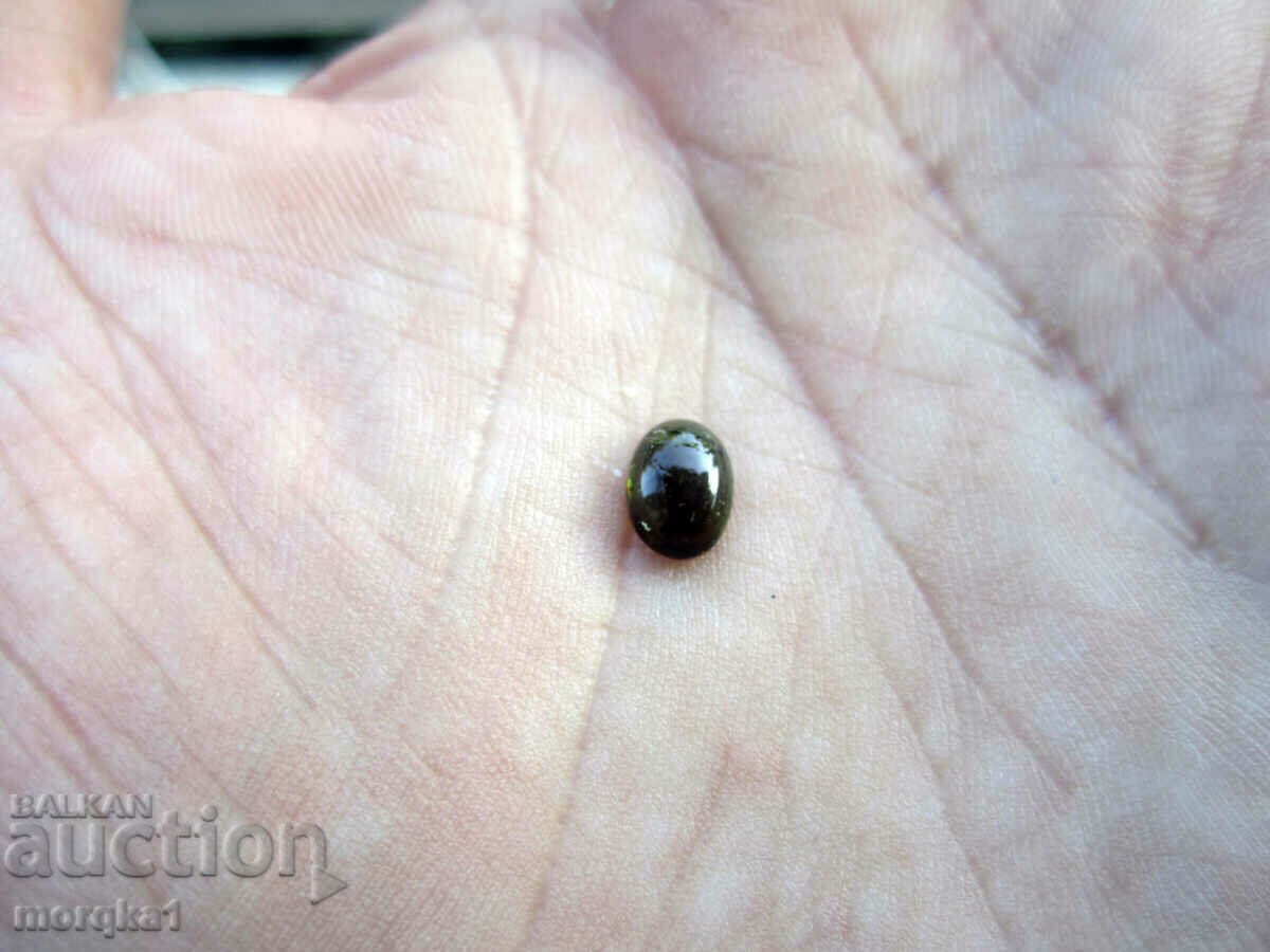 Auction Tourmaline natural, natural 1 carat cabochon South Africa Auction Tourmaline natural, natural 1 carat cabochon South Africa