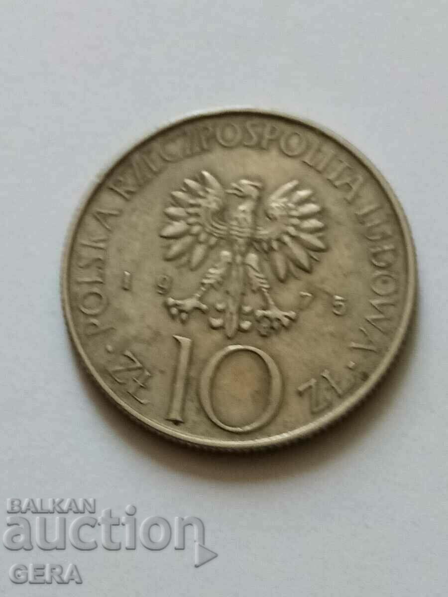 Poland 10 zloty coin