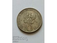 Монета 10 злоти Полша