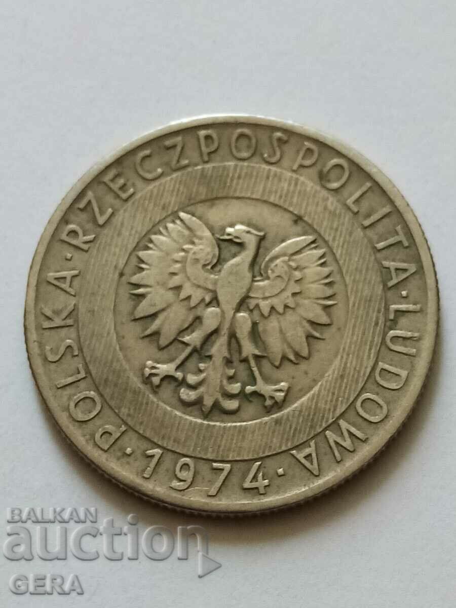 Coin 20 zloty Poland with price 4.00 BGN | € 2.05 Coin 20 zloty Poland with price 4.00 BGN | € 2.05