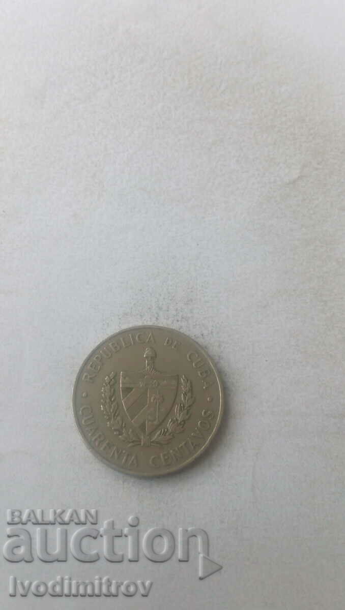 Куба 40 центавос 1962