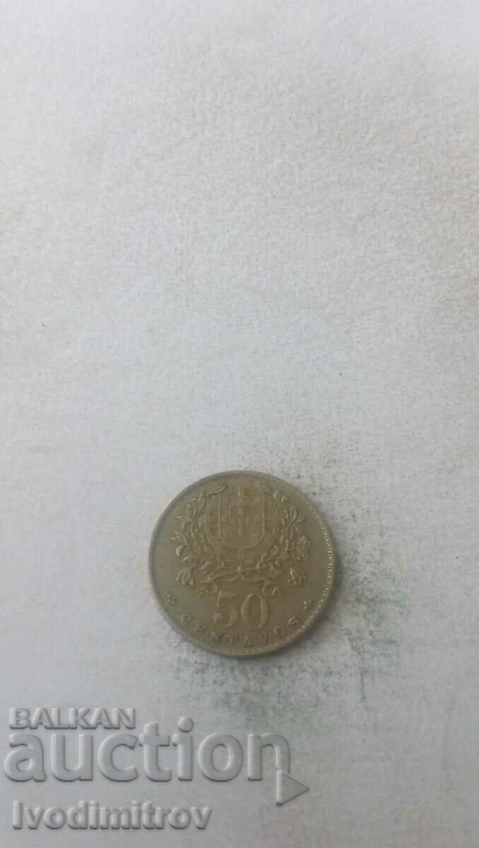 Portugalia 50 centavos 1968