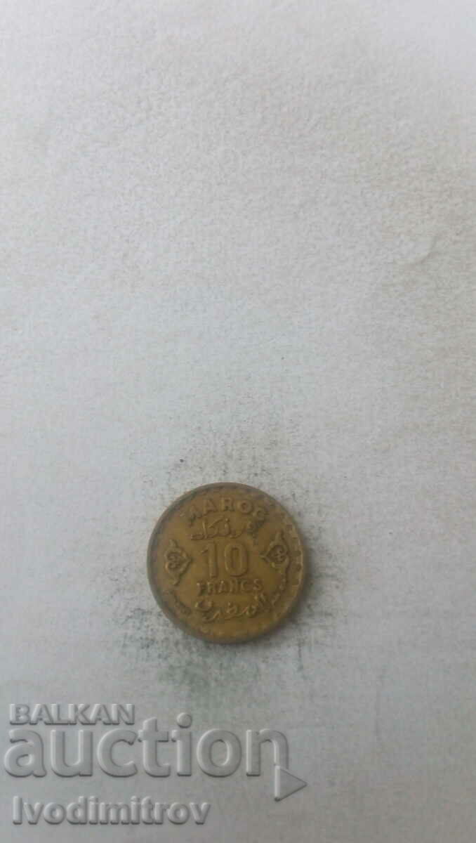 Μαρόκο 10 Φράγκοι 1952