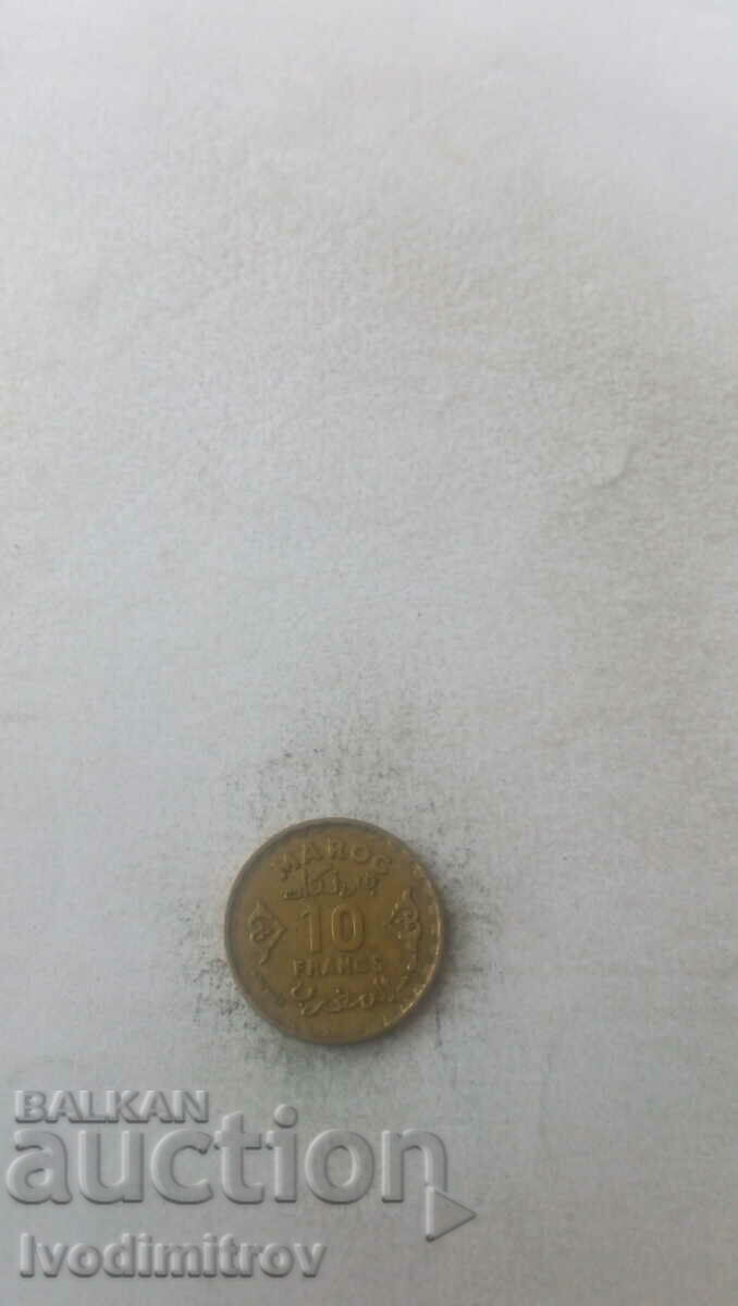 Morocco 10 Francs 1952