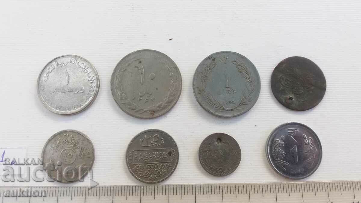 COLLECTION OF 8 ARAB COINS - MISCELLANEOUS - 5