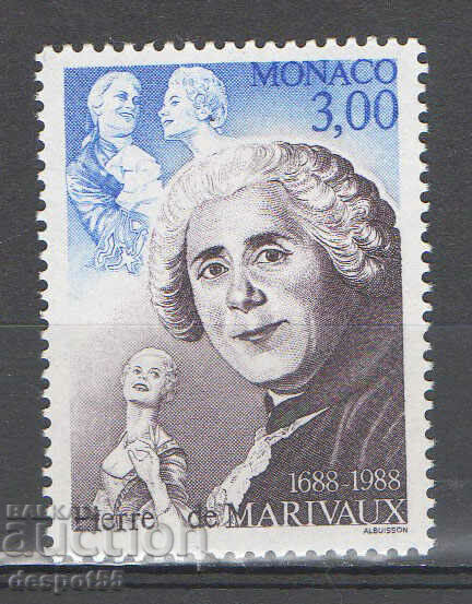 1988. Monaco. 300 de ani de la nașterea lui Pierre de Marivaux.