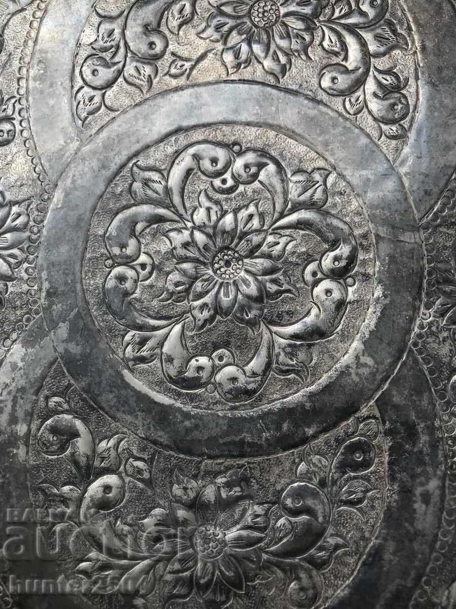 Auction  Board, tray-50/30 cm, silver-plated