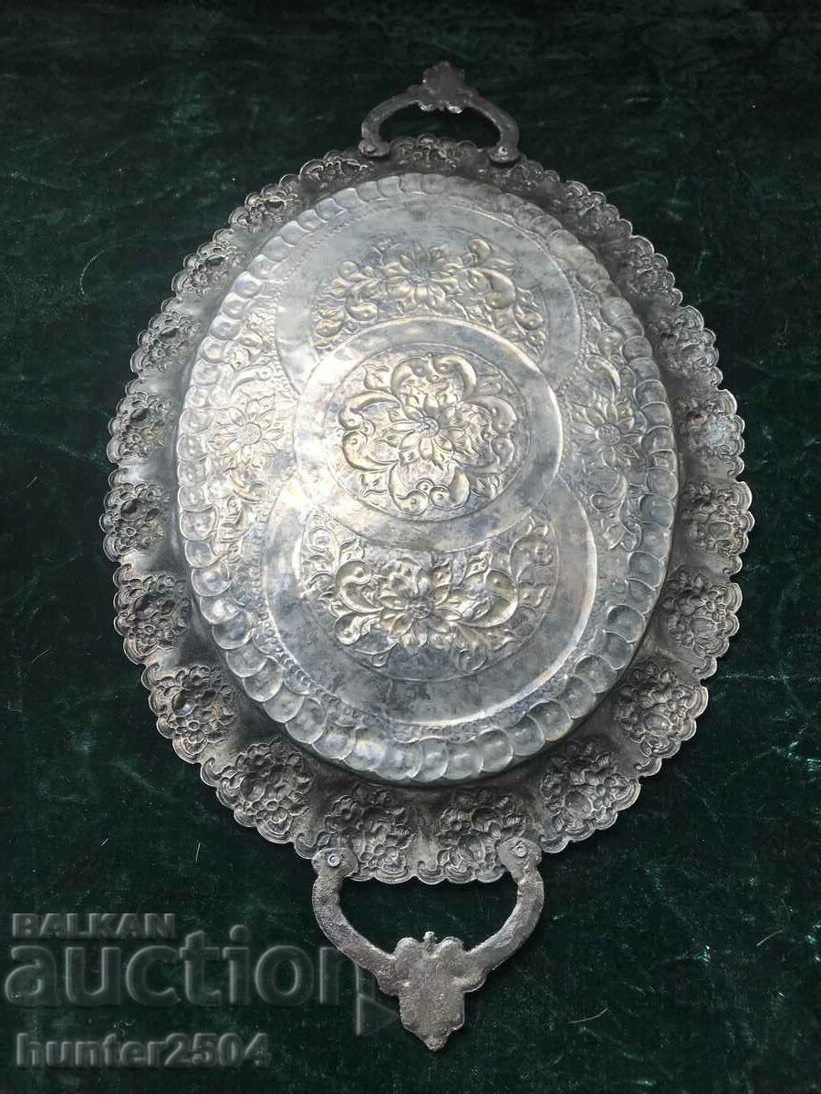 Delivery of Board, tray-50/30 cm, silver-plated