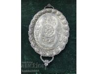 Πίνακας, δίσκος-50/30 cm, επάργυρος