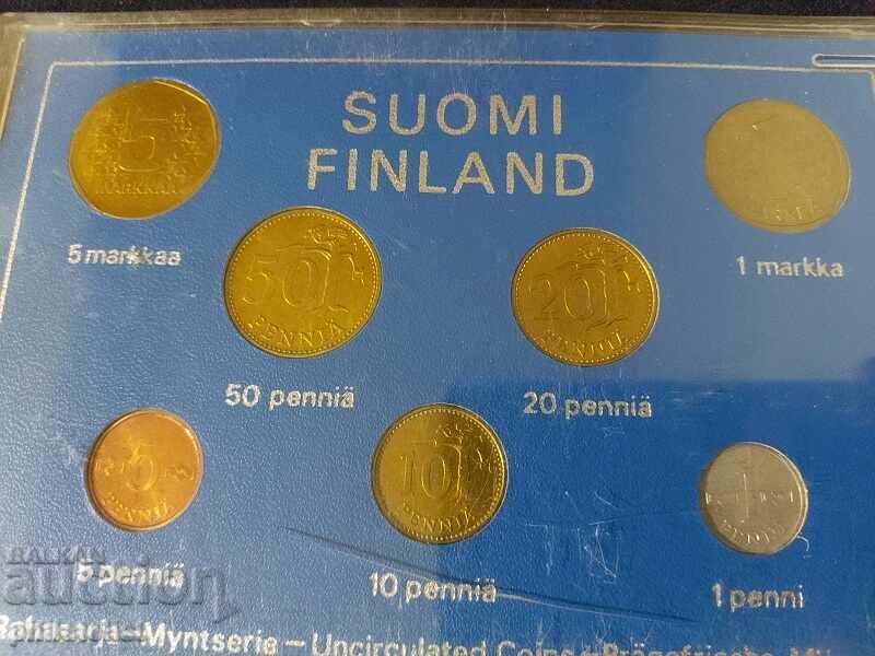Finland 1976 - Complete set of 7 coins with price 22.00 BGN | € 11.25 Finland 1976 - Complete set of 7 coins with price 22.00 BGN | € 11.25