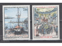 1989. Монако. Картини от историята на Монако.