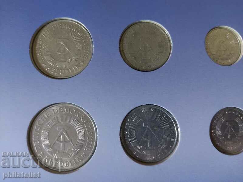 Auction GDR - Complete set of 6 coins Auction GDR - Complete set of 6 coins