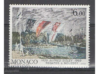 1989. Monaco. 150 years since the birth of Alfred Sisley.