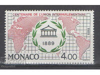 1989. Monaco. 100 de ani de la Uniunea Interparlamentară.
