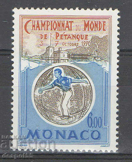 1990. Monaco. Al 26-lea Campionat Mondial de Pétanque.