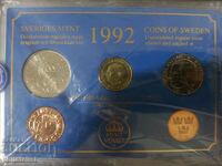 Швеция 1992 - Комплектен сет , 5 монети