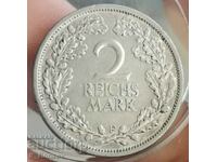 Ваймарска Германия 2 марки 1927 F