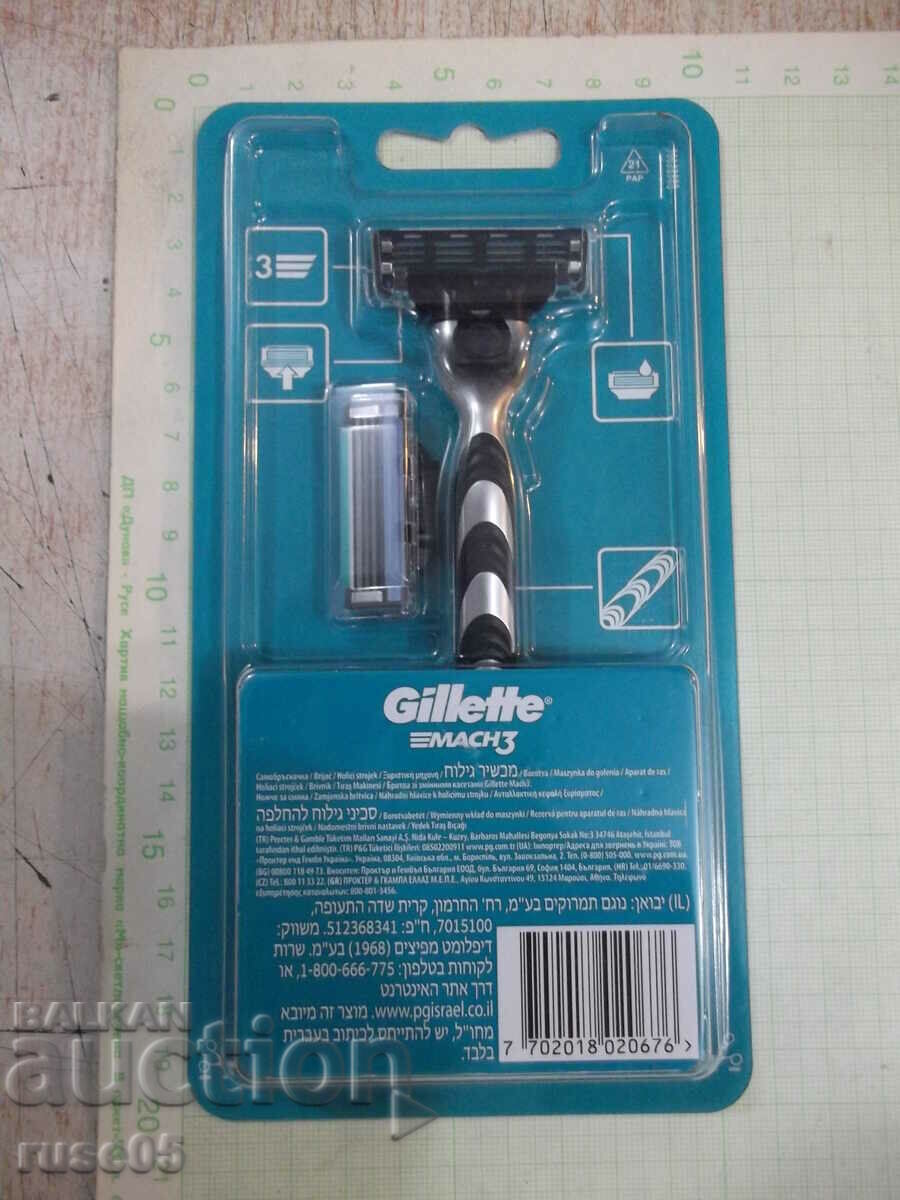Razor "Gillette - Mach 3" manual with two blades new