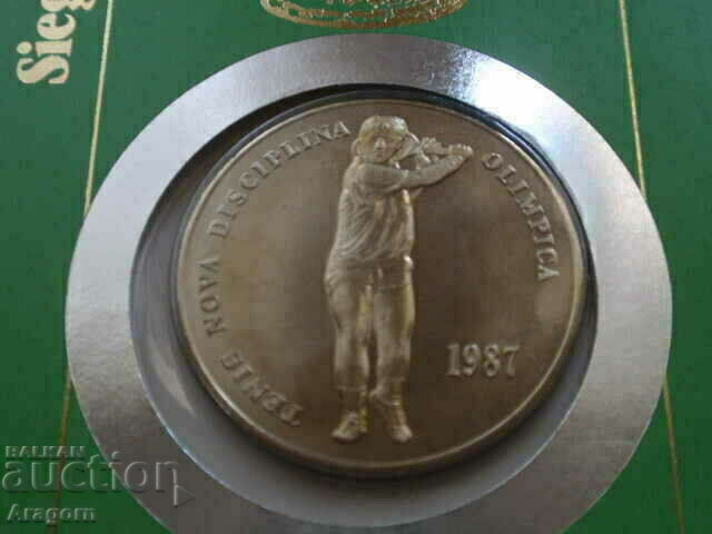 rare Andorra 2 dinar coin and stamp envelope 1987 with price 29.99 BGN | € 15.33 rare Andorra 2 dinar coin and stamp envelope 1987 with price 29.99 BGN | € 15.33