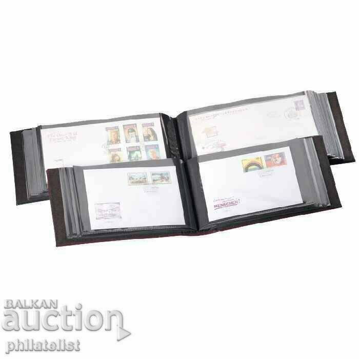 Leuchtturm album for 100 FDC envelopes - long format with price 44.00 BGN | € 22.50 Leuchtturm album for 100 FDC envelopes - long format with price 44.00 BGN | € 22.50