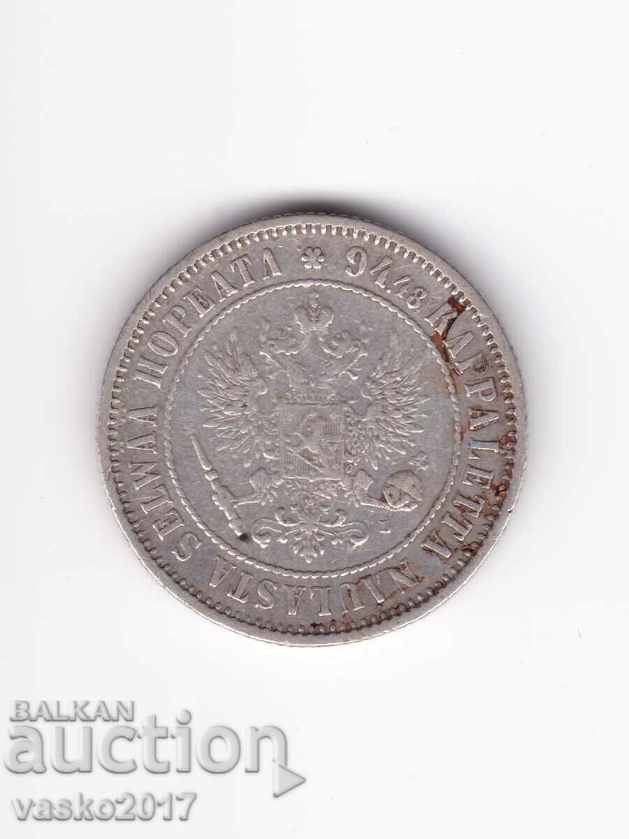 1 MARKKAA - 1892 Russia for Finland with price 28.00 BGN | € 14.32