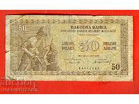 YUGOSLAVIA YUGOSLAVIA 50 Dinars issue - issue 1946 - 1