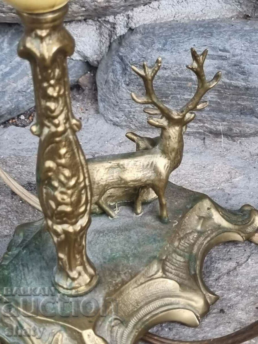 Old bronze lamp. Eleni - 6 Old bronze lamp. Eleni - 6