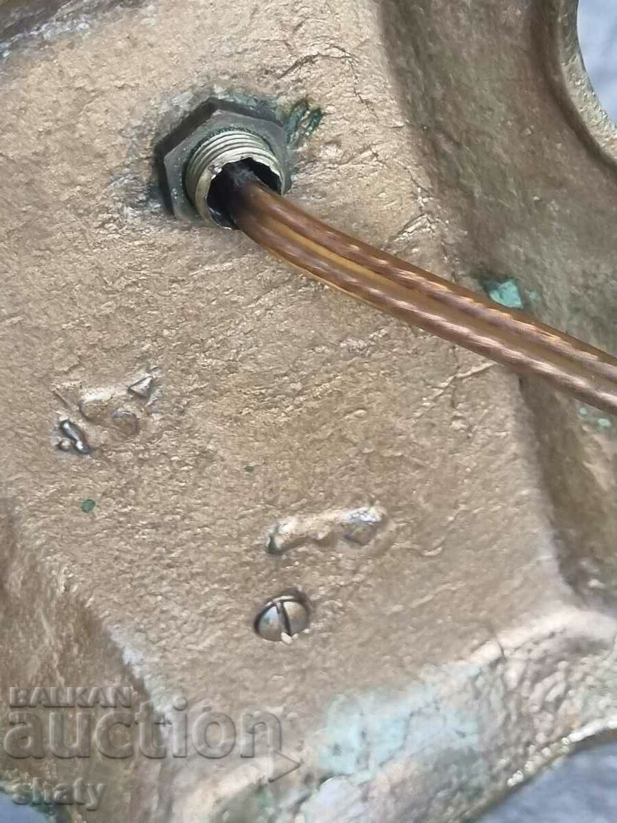 Old bronze lamp. Eleni - 7 Old bronze lamp. Eleni - 7