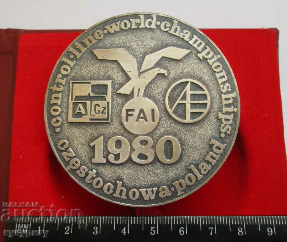 Delivery of Plaque medal World Championship aircraft management Delivery of Plaque medal World Championship aircraft management