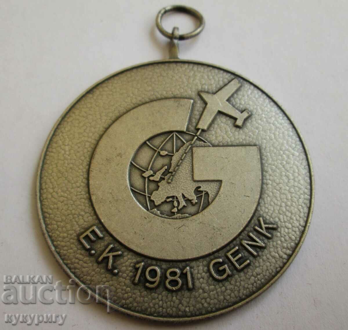 Auction Medal from the European Championship in Aircraft Handling Auction Medal from the European Championship in Aircraft Handling
